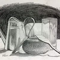 Drawing Exercise 2015: Still Life 01