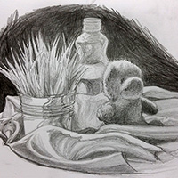 Drawing Exercise 2015: Still Life 02